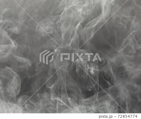 dense smoke on black background 72854774