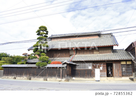渋沢栄一の学問の師尾高惇忠生家 正面 埼玉県深谷市下手計 渋沢栄一の学問の師尾高惇忠生家 正面 埼玉県深谷市下手計 72855362