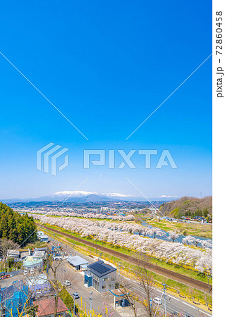 東北の桜の名所　一目千本桜　【宮城県】 72860458