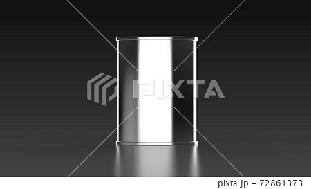 can tall black background one center front 3D can tall black background one center front 3D 72861373
