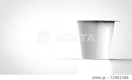 yogurt package white background one right front 3D 72861386