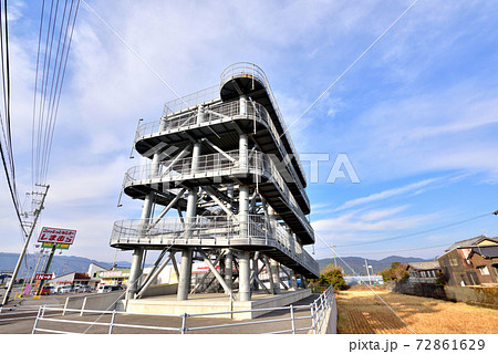 津波避難タワー　津波避難施設　高知県安芸市　 72861629