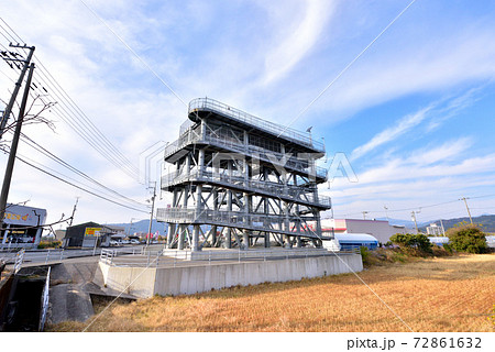 津波避難タワー　津波避難施設　高知県安芸市　 72861632