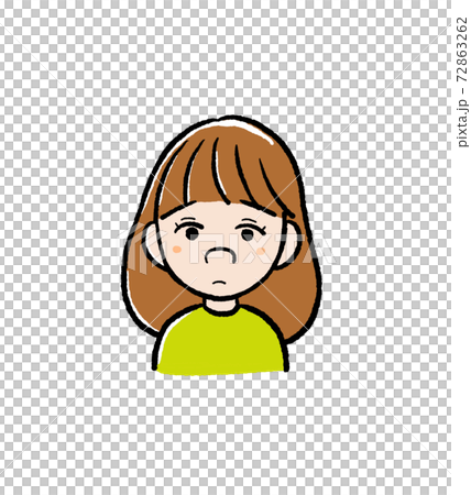 鼻が大きい人のイラスト 72863262