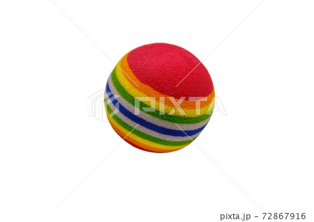 Toy ball for pet isolated on white background Toy ball for pet isolated on white background 72867916