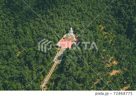 Big White Buddha, Wat Phra That Mae Yen in Pai, Mae Hong Son, Chiang Mai, thailand 72868775