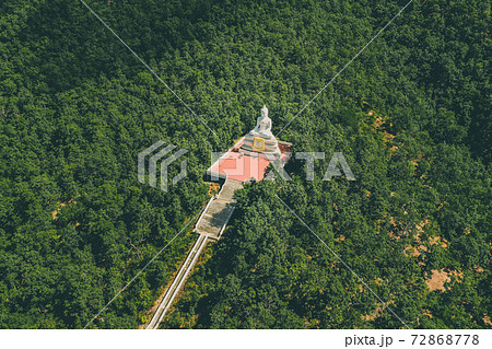 Big White Buddha, Wat Phra That Mae Yen in Pai, Mae Hong Son, Chiang Mai, thailand Big White Buddha, Wat Phra That Mae Yen in Pai, Mae Hong Son, Chiang Mai, thailand 72868778