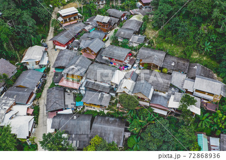 Mae Kampong mountain village in Chiang Mai province, Thailand 72868936