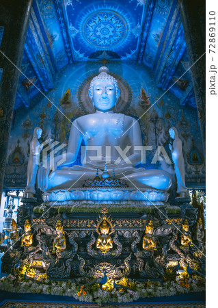 Wat Rong Suea Ten, the Blue Temple in Chiang Rai, Chiang Mai province, Thailand Wat Rong Suea Ten, the Blue Temple in Chiang Rai, Chiang Mai province, Thailand 72869110