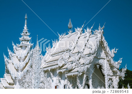 Wat Rong Khun, the White Temple in Chiang Rai, Chiang Mai province, Thailand Wat Rong Khun, the White Temple in Chiang Rai, Chiang Mai province, Thailand 72869543