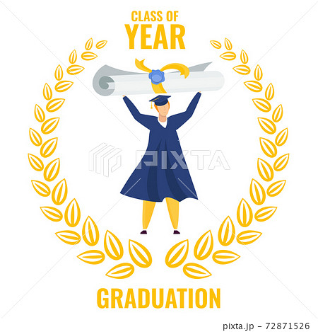 Graduation students. Group of fun people. Boys and girls. 72871526