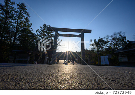 伊勢神宮、ご来光 伊勢神宮、ご来光 72872949