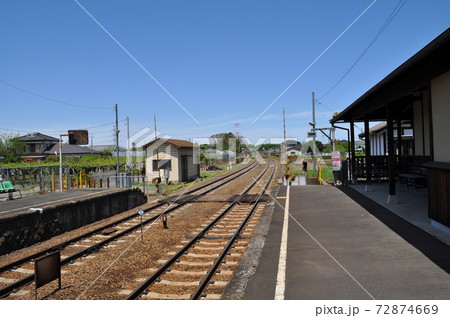 関東鉄道常総線　騰波ノ江駅 72874669
