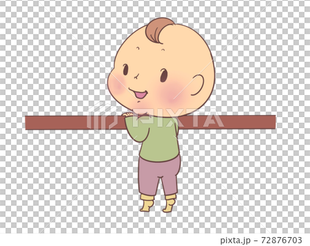 A child standing up 72876703