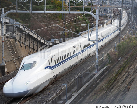 新幹線N700S　J4編成　大津市石山付近にて 72876838