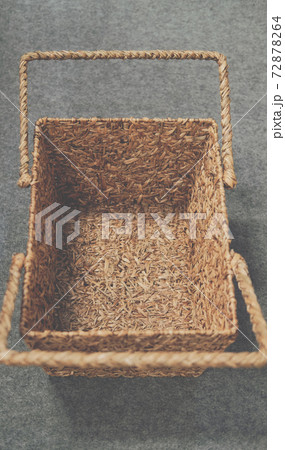 woven wicker rattan basket. natural material for environment conservation woven wicker rattan basket. natural material for environment conservation 72878264