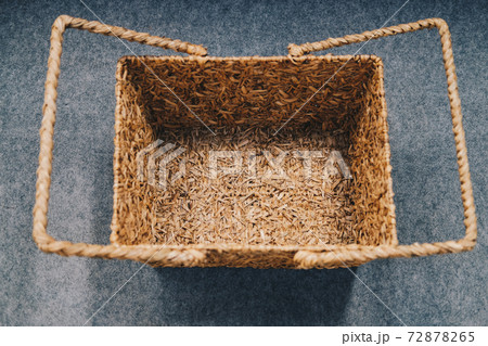 woven wicker rattan basket. natural material for environment conservation woven wicker rattan basket. natural material for environment conservation 72878265