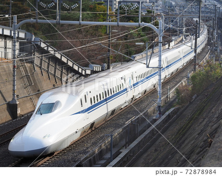 新幹線N700A　大津市石山付近にて 72878984