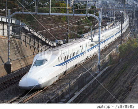 新幹線N700A 大津市石山付近にて 新幹線N700A 大津市石山付近にて 72878985
