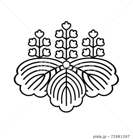 Japan national lily of the valley flower emblem symbol 72881397