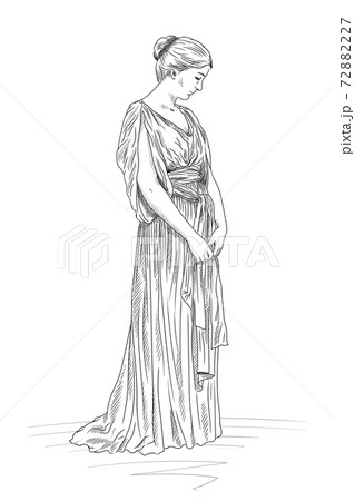 Vector Greek women. 72882227