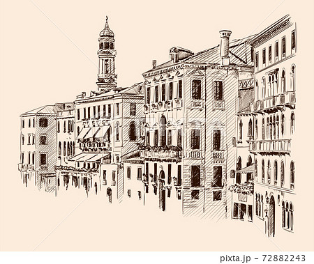 An old European city. 72882243