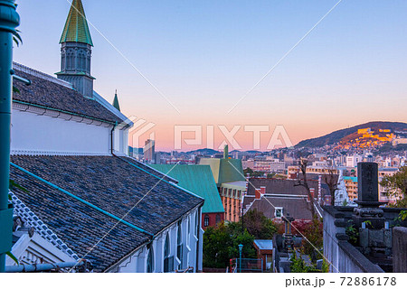 長崎 夕暮れ街歩き 長崎 夕暮れ街歩き 72886178