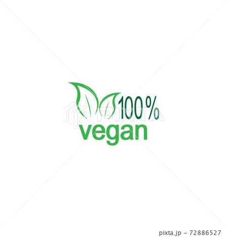 100 % icon, natural, vegan,  organic, anniversary,label design illustration 72886527