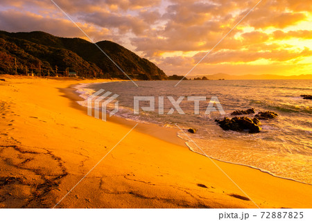 水晶浜(夕景) 水晶浜(夕景) 72887825