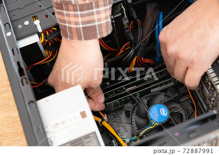 デスクトップパソコンのメモリ増設 72887991