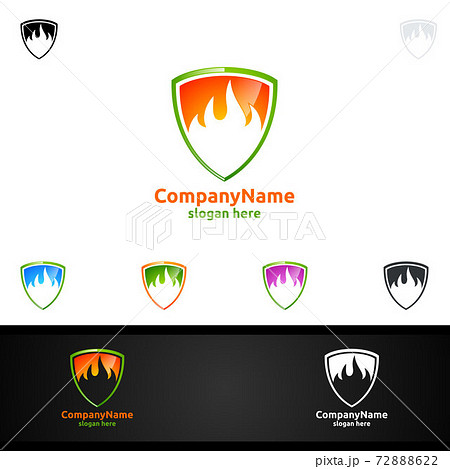 3D Fire Flame Element Vector Logo Design 3D Fire Flame Element Vector Logo Design 72888622