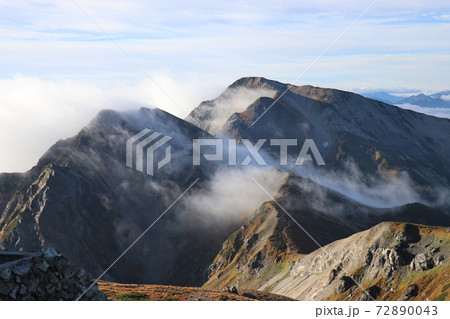 雲上の世界、大雲海、白馬岳、白馬三山 雲上の世界、大雲海、白馬岳、白馬三山 72890043
