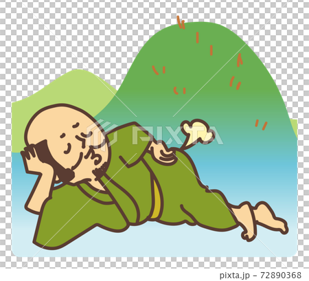 Vector illustration of Takeda Shingen like a mountain 72890368