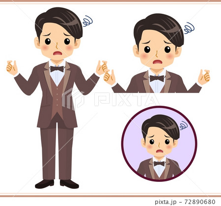 A man in a brown tie A man in a brown tie 72890680