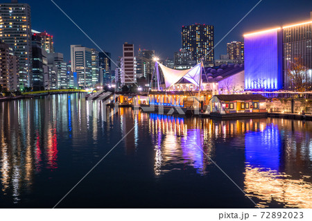《東京都》天王洲アイルの夜景・東京ベイエリア 72892023