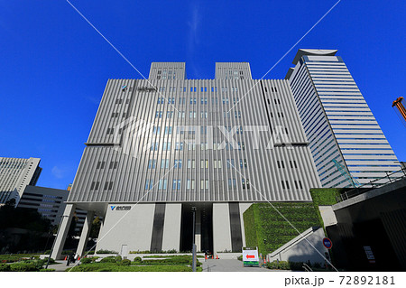 東京 港区虎ノ門の都市風景 虎ノ門病院 東京 港区虎ノ門の都市風景 虎ノ門病院 72892181