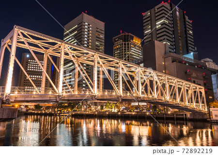 《東京都》天王洲アイルの夜景・東京ベイエリア 72892219