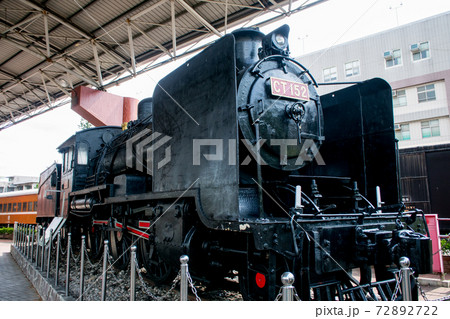 台湾 苗栗市(ミャオリー) 苗栗鉄道文物展示館 CT152テンダー型蒸気機関車 台湾 苗栗市(ミャオリー) 苗栗鉄道文物展示館 CT152テンダー型蒸気機関車 72892722