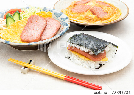 スパム　ポークを使ったお料理3種 72893781