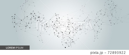 Abstract illustration with abstract connect lines for wallpaper design. 72893922