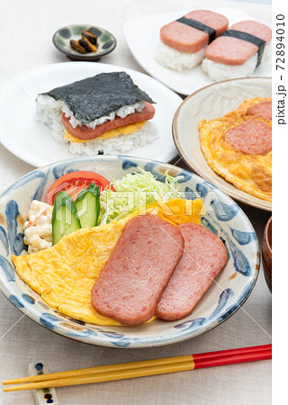 スパム　ポークを使ったお料理4種 72894010
