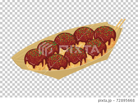 8 takoyaki boat plates 72895668