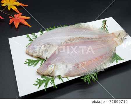 特産品の若狭かれい2尾 特産品の若狭かれい2尾 72896714