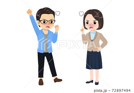 Conversation between a bank clerk and a young man Conversation between a bank clerk and a young man 72897494