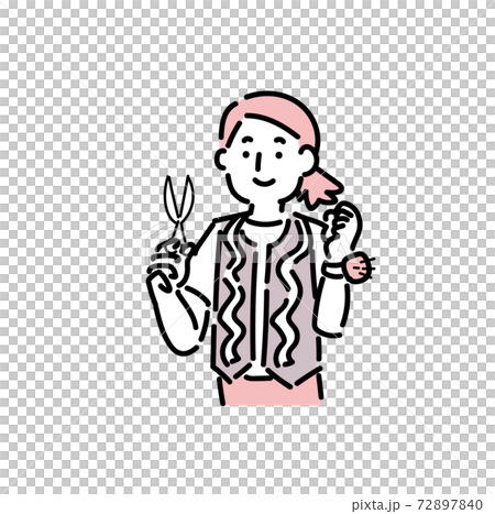 A woman in her twenties who remakes clothes 72897840