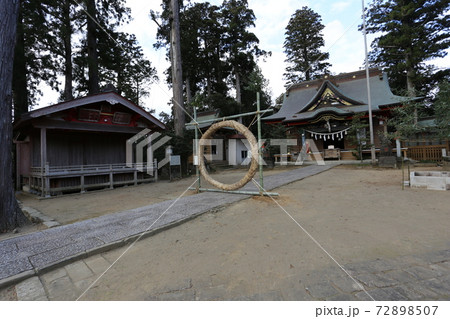 香取市山倉神社の正月行事 茅の輪 香取市山倉神社の正月行事 茅の輪 72898507