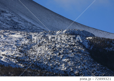 雪の 浅間山 雪の 浅間山 72899321