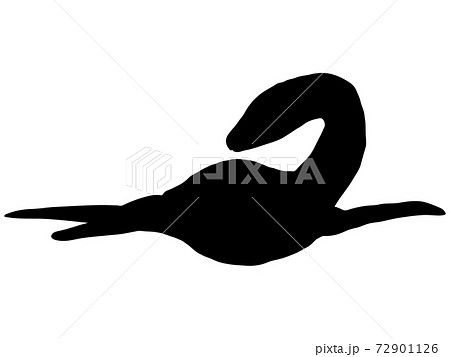 プレシオサウルス_シルエット 72901126