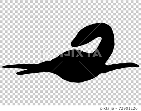 プレシオサウルス_シルエット 72901126