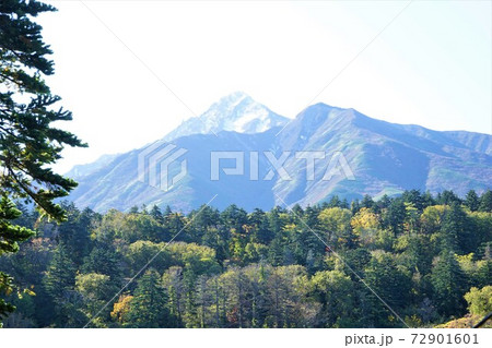 秋　利尻富士　姫沼　北海道利尻郡利尻富士町 72901601